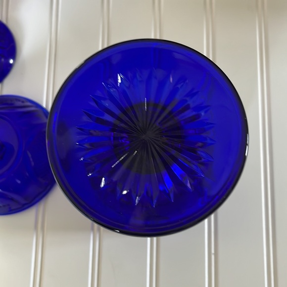 Vintage Metropolitan Museum Of Art (MMA) Sugar and Creamer glass Bowl Set - Picture 13 of 14